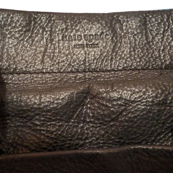 VGUC Kate Spade Black Pebbled Leather Westbury Satchel w/Side Drawstring - Picture 10 of 10